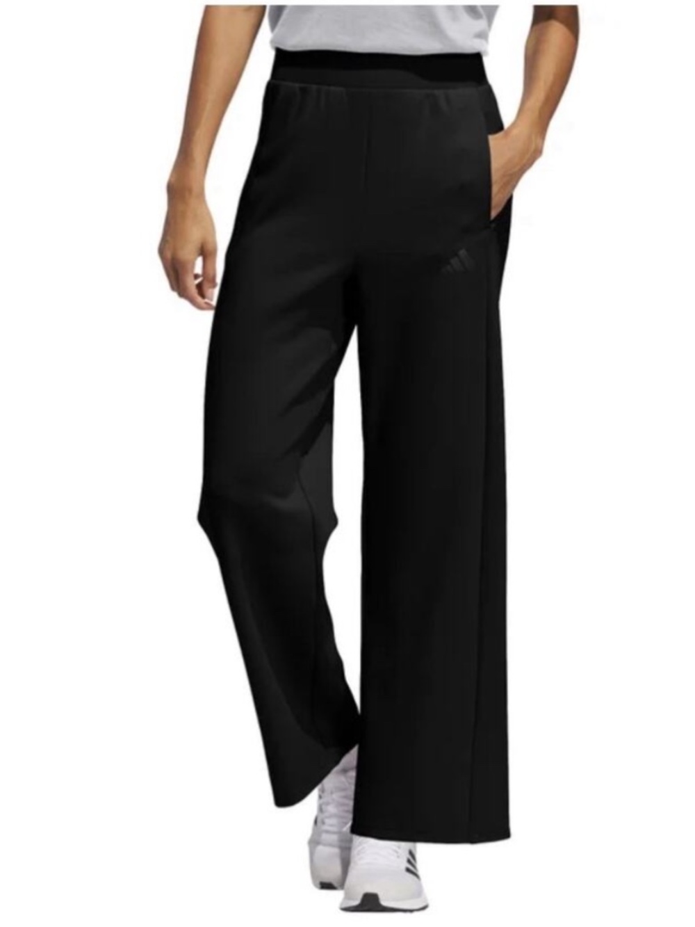 Adidas - Women's High-Waist Active Wide Leg Pants